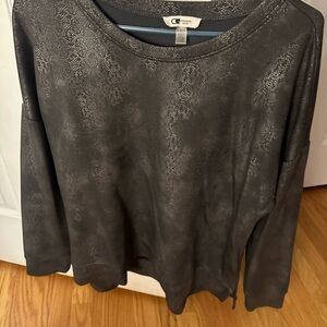 Charcoal Gray Women's Top